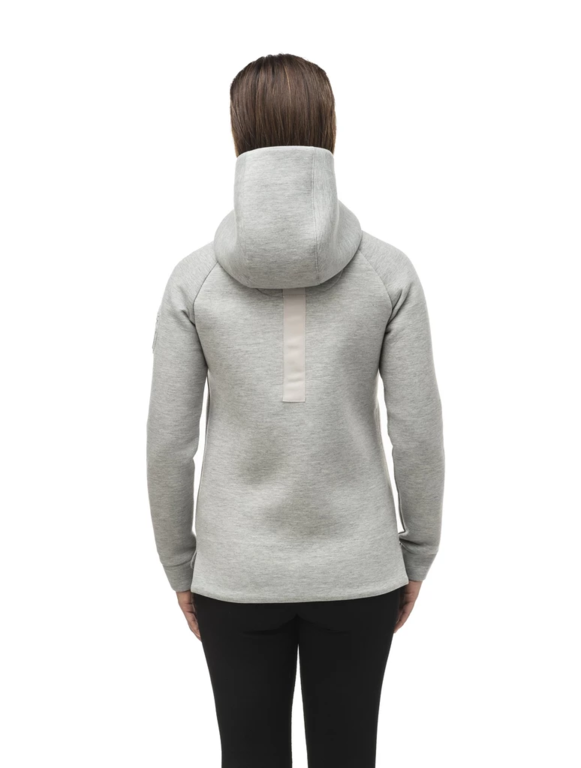 Nobis Ladies Zip Front Hoody MINA Grey