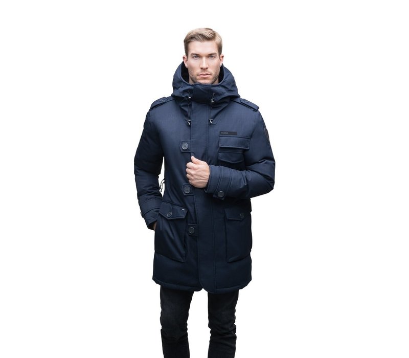 Shelby Men's Military Parka Navy