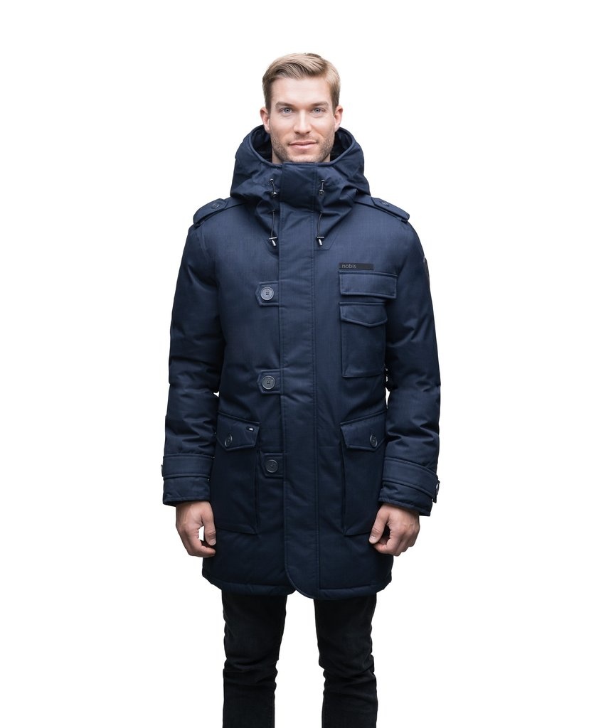 Nobis Shelby Men's Military Parka Navy - The One
