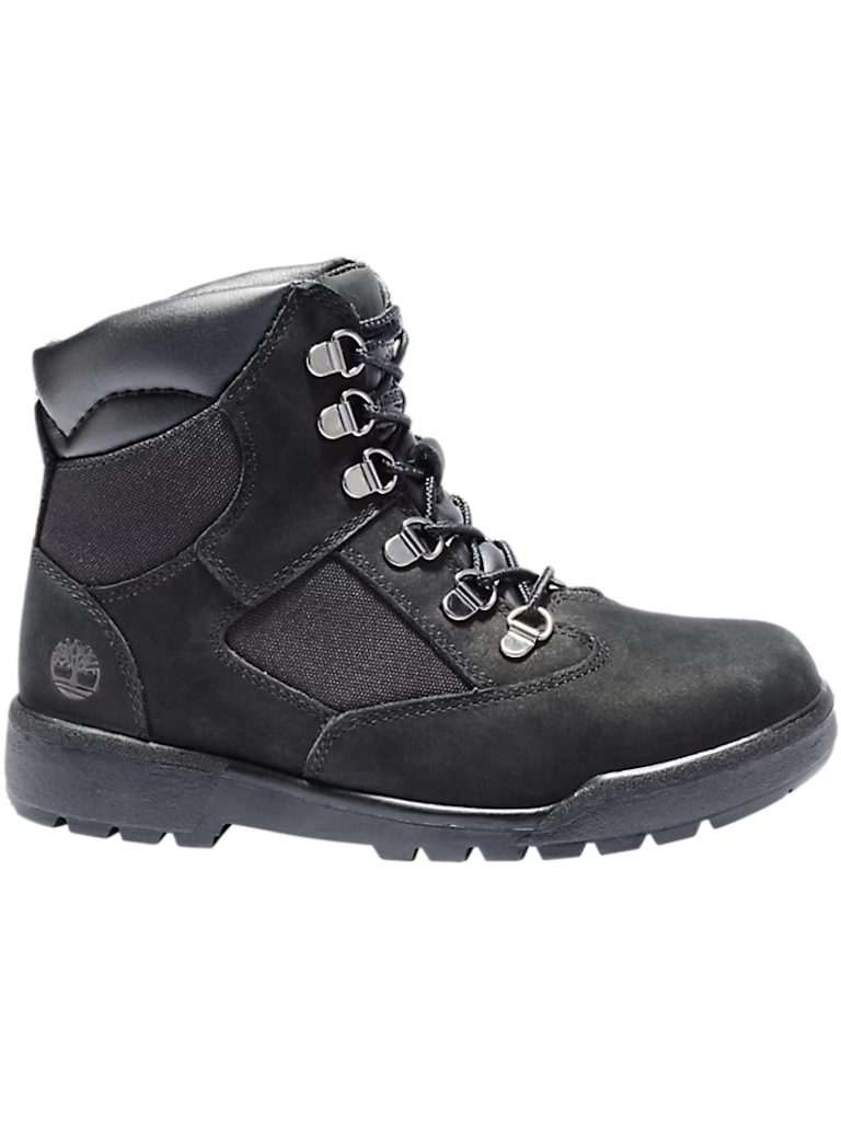 Black field sale boots grade school