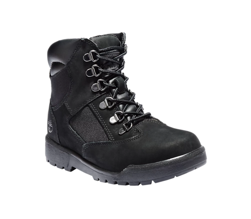 timberland black boots junior