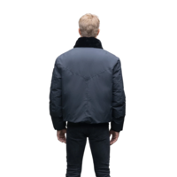 Alpha Mens Flight Bomber Jacket Black