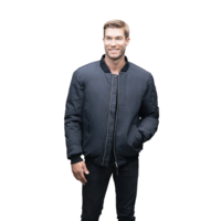 Alpha Mens Flight Bomber Jacket Black