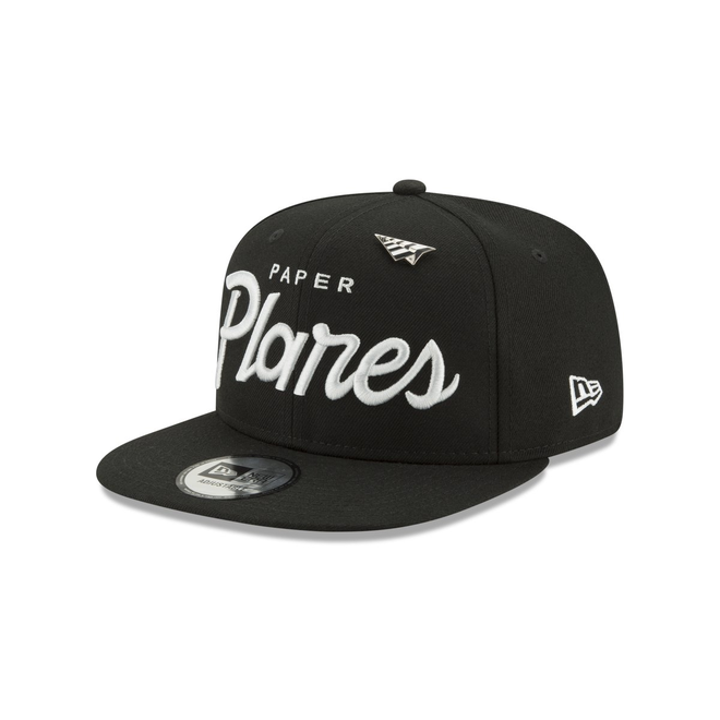 Paper Planes Hat Old School Black W Black Undervisor Nigeria