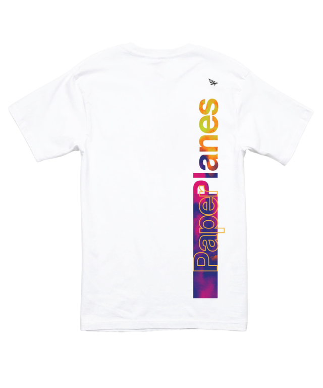 Paper Planes LIVE IN COLOR TEE 100925-WHT