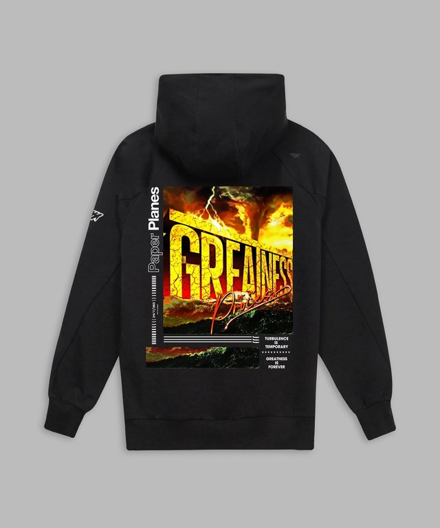 Paper Planes GREAT-NESS WALL HOODIE 300076BLK