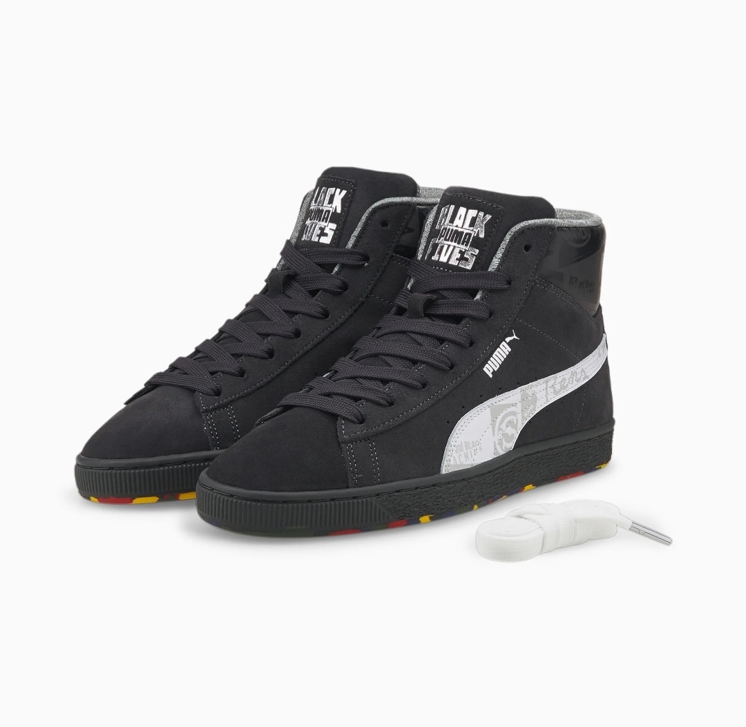 SUEDE CLASSIC MID X BLACK 382334-01 - The