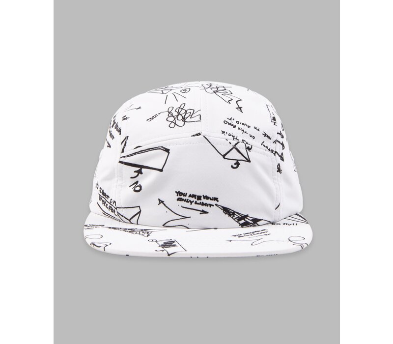 SKETCH 5 PANEL CAMPER HAT 190015WHT