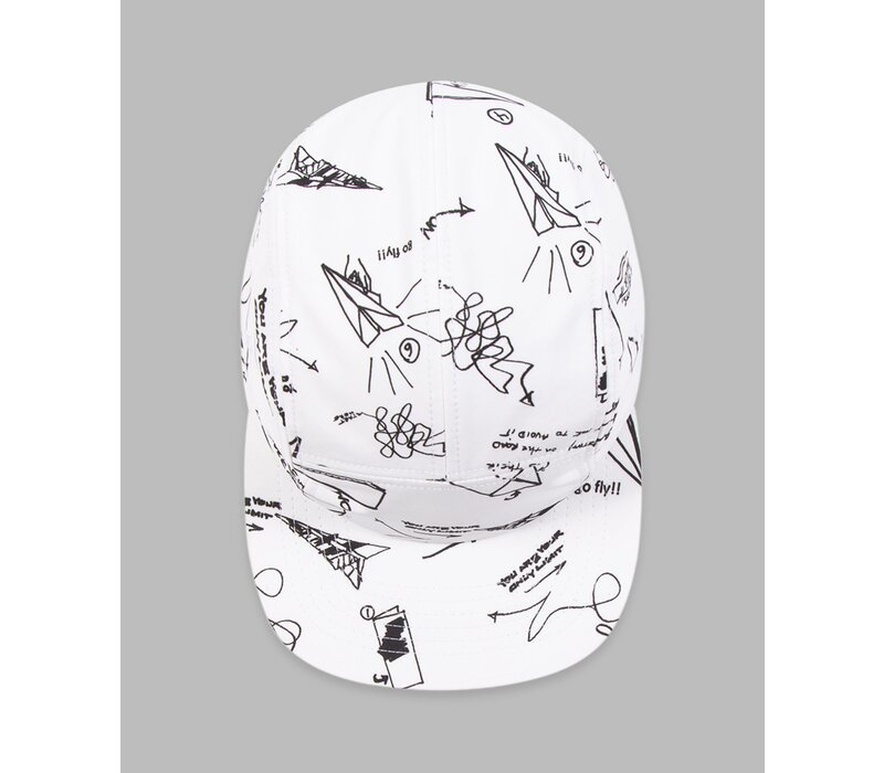 SKETCH 5 PANEL CAMPER HAT 190015WHT