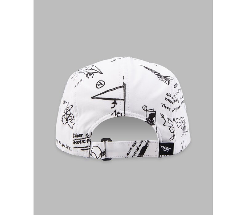 SKETCH 5 PANEL CAMPER HAT 190015WHT