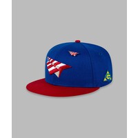 GLOBAL WARNING PUERTO RICO COLORBLOCK CROWN SNAPBACK 150010RYL