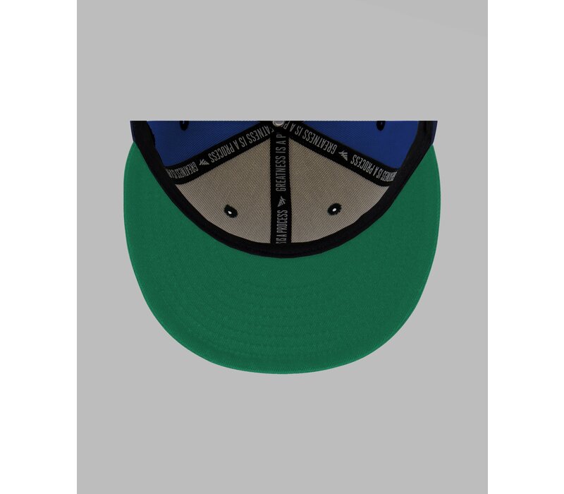 GLOBAL WARNING PUERTO RICO COLORBLOCK CROWN SNAPBACK 150010RYL