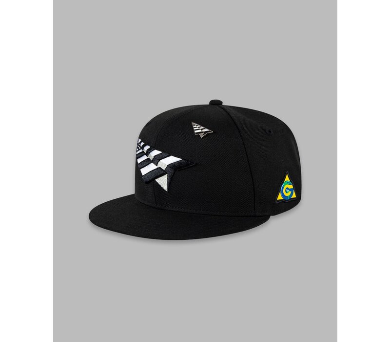 GLOBAL WARNING PUERTO RICO CROWN SNAPBACK 150008BLK