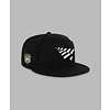 GLOBAL WARNING COLOMBIA CROWN SNAPBACK HAT 150012BLK