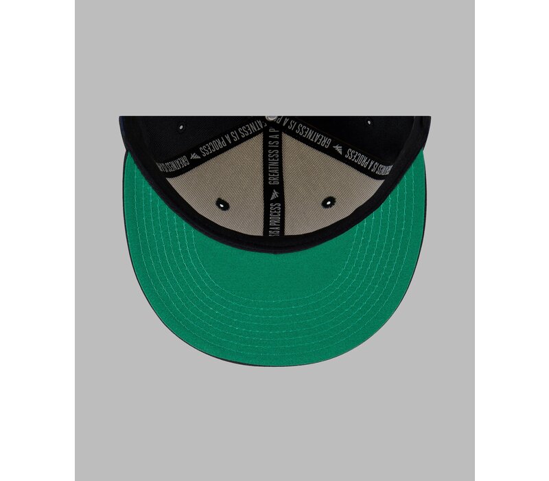 GLOBAL WARNING COLOMBIA CROWN SNAPBACK HAT 150012BLK