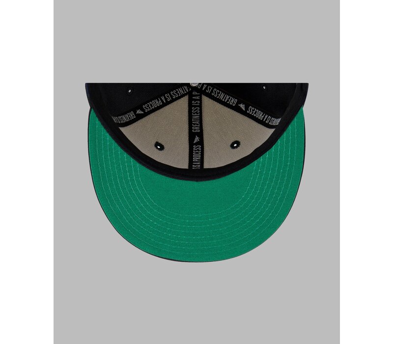 GLOBAL WARNING COLOMBIA COLORBLOCK CROWN SNAPBACK HAT 150014GRL