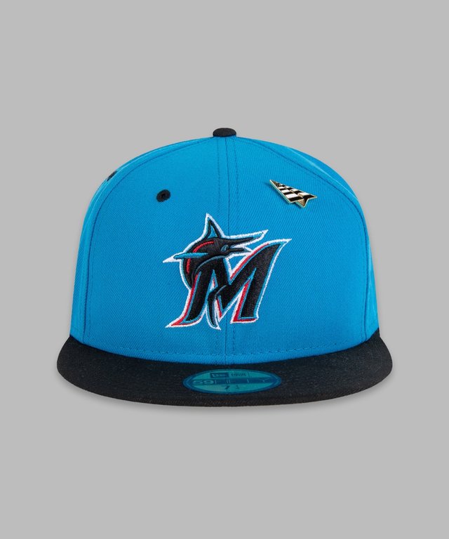 Paper Planes PAPER PLANES X MIAMI MARLINS 59FIFTY FITTED 160013BLU