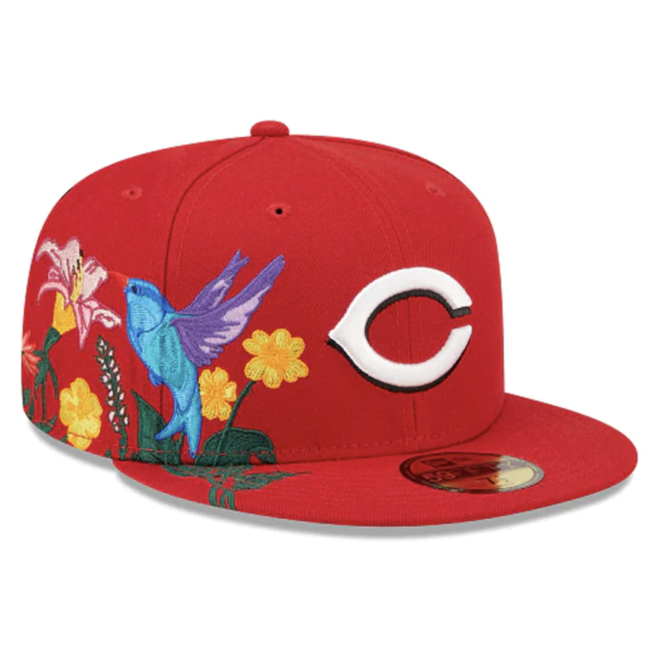 FLORIDA MARLINS NEW ERA 59FIFTY BLOOMING FLOWER COLLECTION HAT