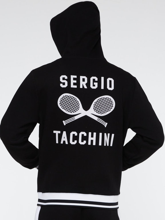 Sergio Tacchini RETRO TENNIS HOODIE STF22M50399-900