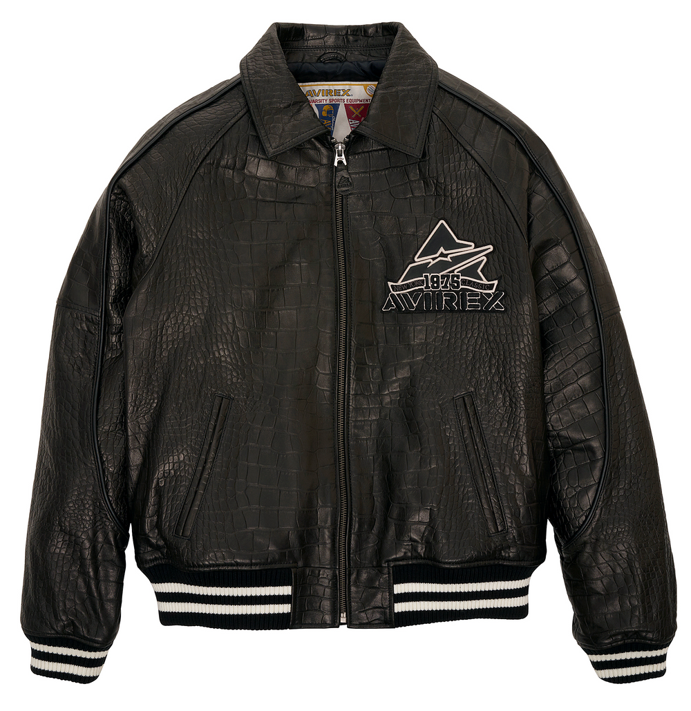 Authentic CROCODILE Vintage Brand Bomber Jacket, Men's Fashion