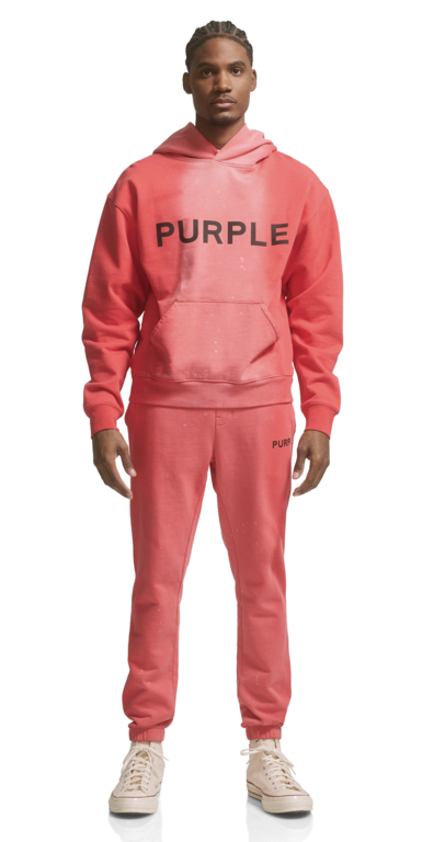 Purple Brand P450 FRENCH TERRY RED POPPY JOGGER P450-FJPB223
