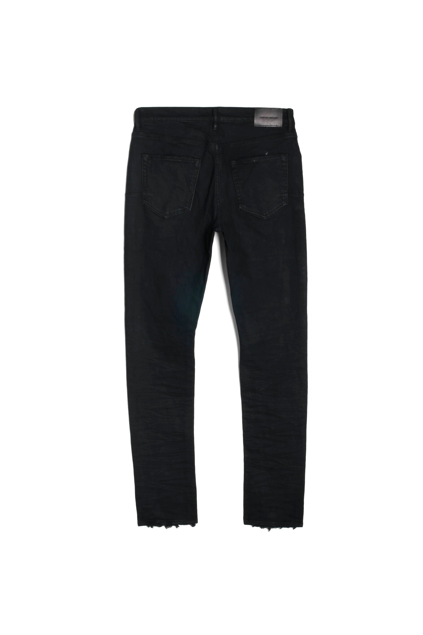 LOW RISE SKINNY JEAN BLACK RESIN 3/D P001-BLR - The One