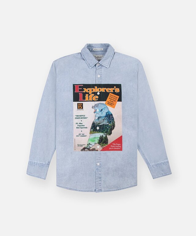 Paper Planes EXPLORER'S LIFE DENIM SHIRT  300242LIG