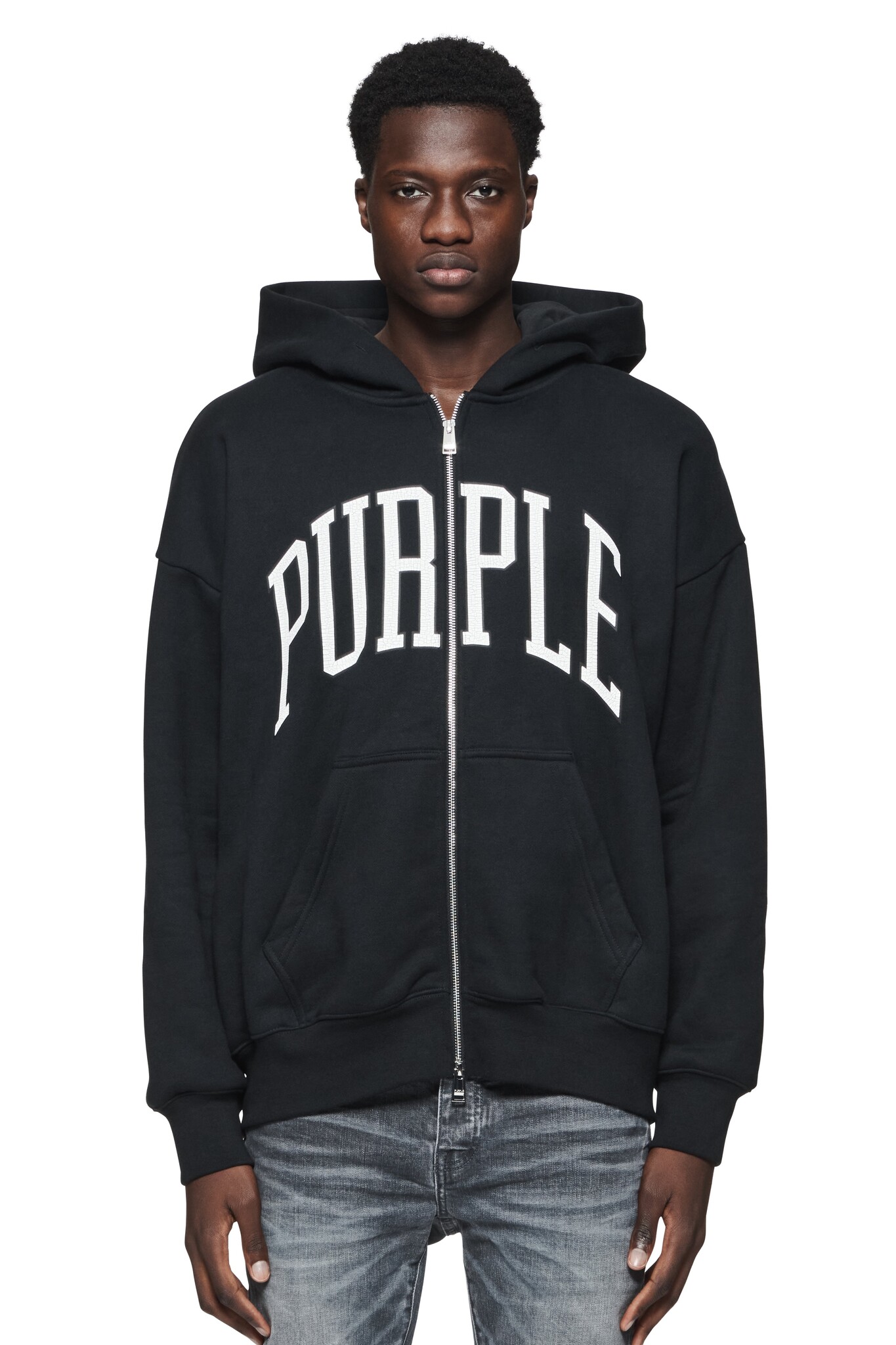 COLLEGIATE ZIP UP HOODIE P460-HCMC124-HGRY - The One