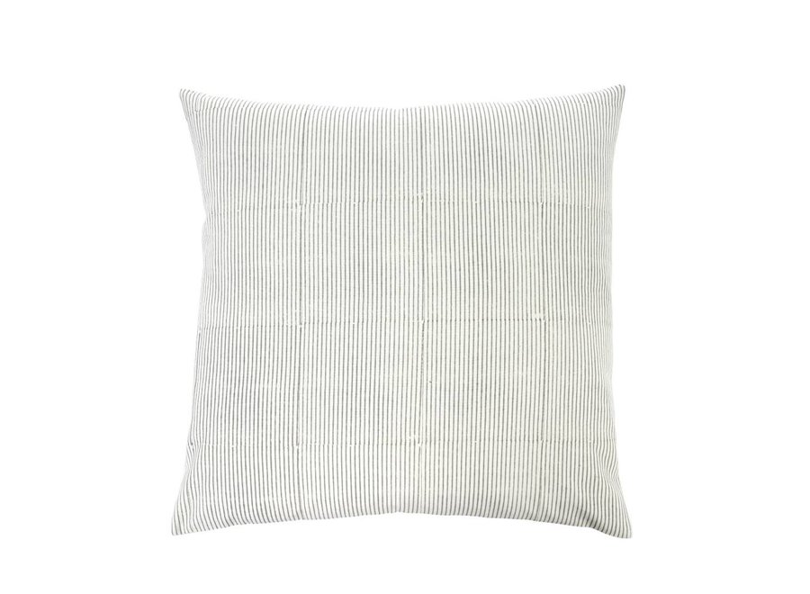 Monica Gray Block Pillow