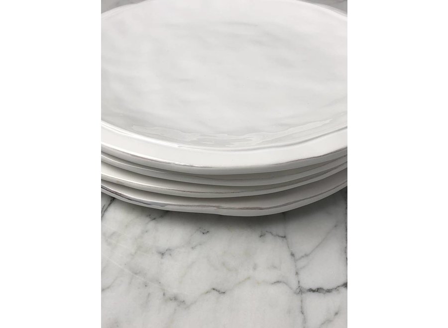 White Ceres Dinner Plate