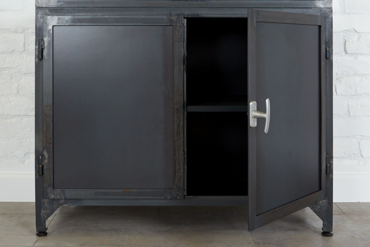 Black Iron Vitrine | Furniture Casegoods | House Counsel - House Counsel