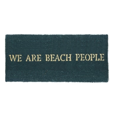 We Are Beach People Coir Doormat | Decor Door Mats | House ...