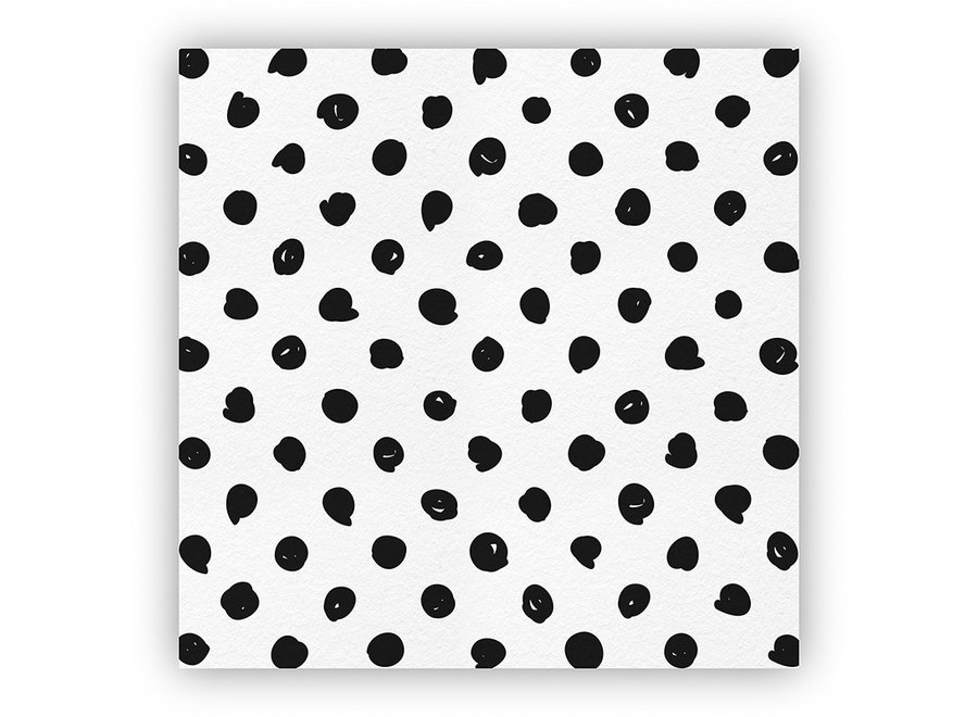 White Polka Dot Cheese Paper