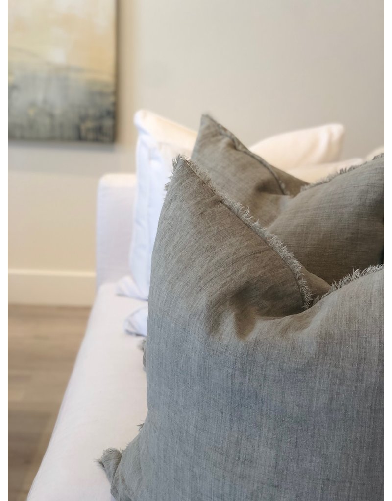 linen throw pillows