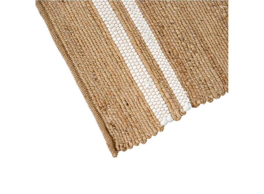 Coastal White Stripe Rug - 2x3