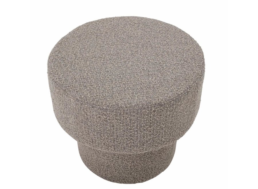 Bouclé Fabric Upholstered Pouf IN STORE PICK-UP ONLY