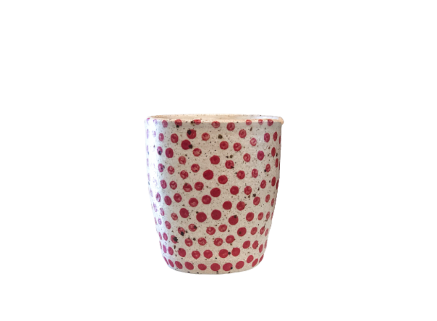 Milk Pitcher - Red Dots