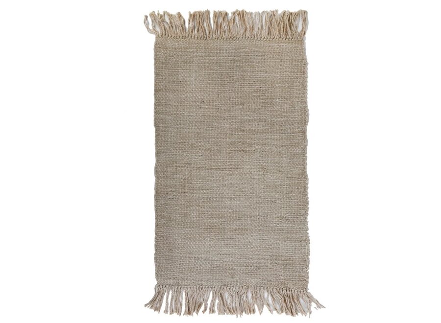 Nile Handwoven Jute Rug -Sand