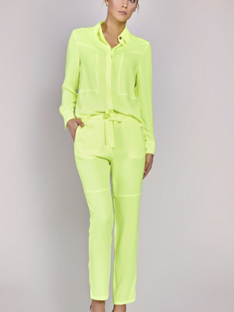 AIRFIELD Yellow Trousers With Drawstring