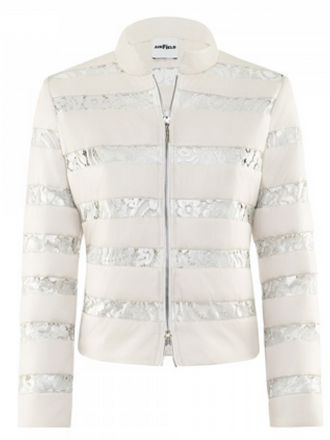 AIRFIELD Fitted Jacket With Stripe Effect AIRFIELD Fitted Jacket With Stripe Effect