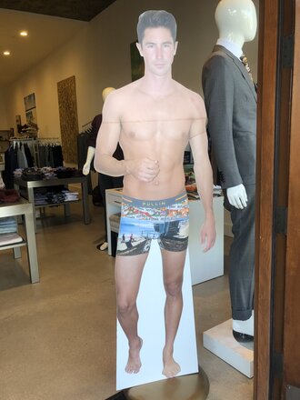 Is that a Life-Sized Cardboard Model?
