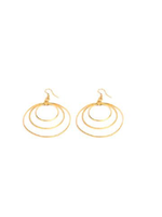 VESTOPAZZO Brass 3 Round Earring DD16021