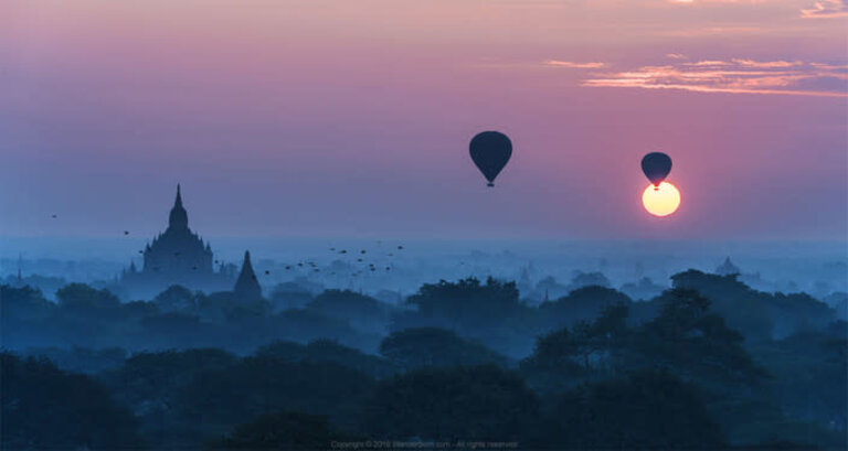 Artist Edition Scarf Bagan in Blue