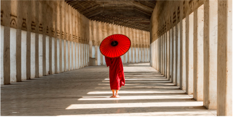 Artist Edition Scarf A Monk in Perspective