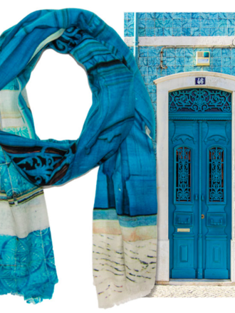 Artist Edition Scarf Caldas Blue