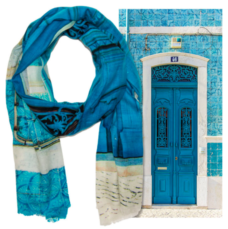 Artist Edition Scarf Caldas Blue