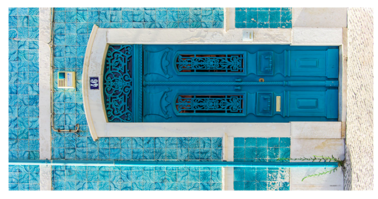 Artist Edition Scarf Caldas Blue