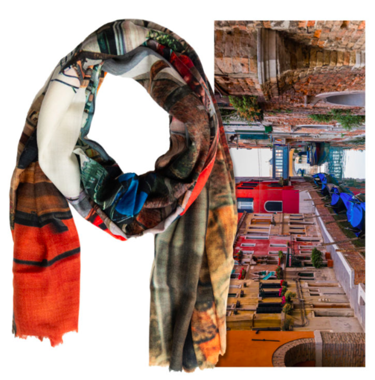 Artist Edition Scarf Morning in Venice