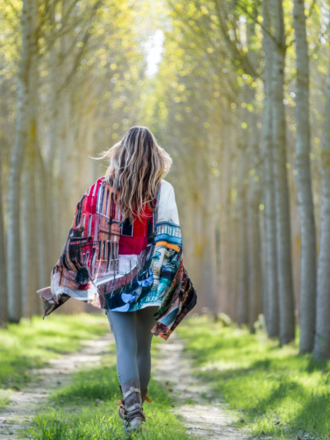 Artist Edition Scarf Morning in Venice