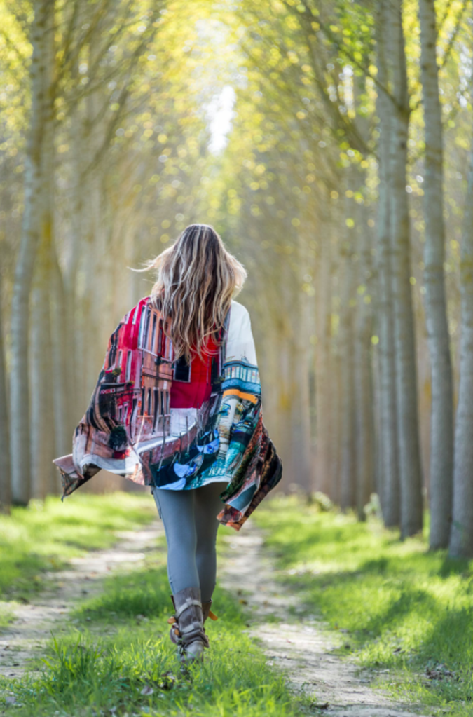 Artist Edition Scarf Morning in Venice